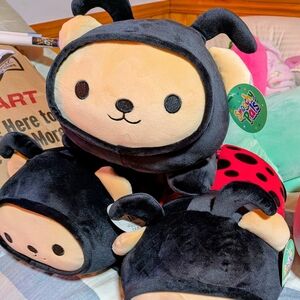 Great Valentine's Day Gift : Large size Adorable Red Lady Bug Large Smoochy Pals